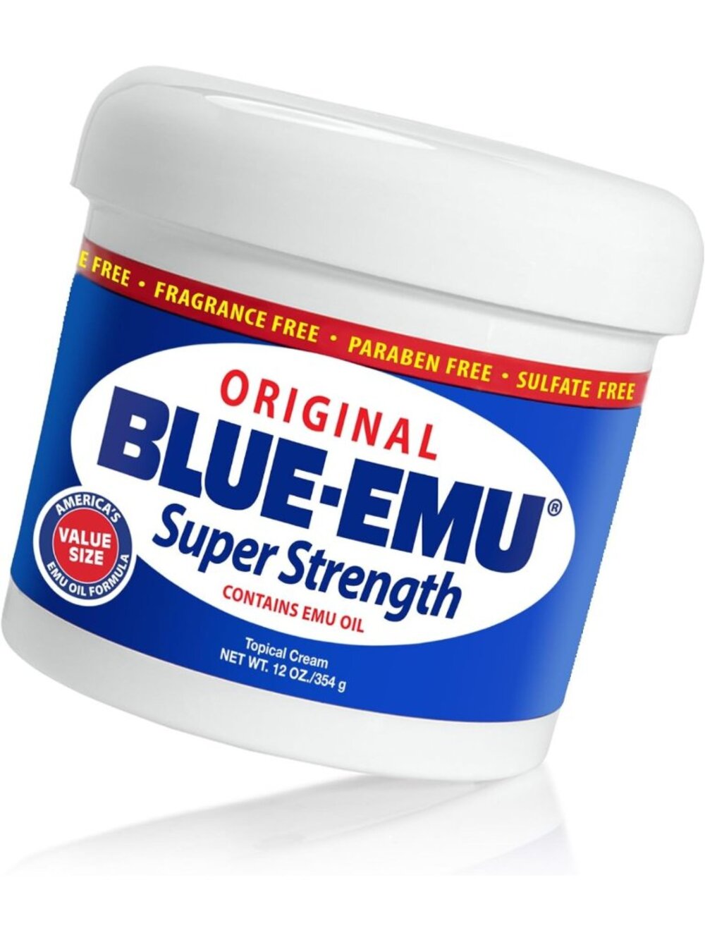 Soothing Blue Emu Cream 12 oz - Pain Relief, Moisturizing, Joint Support